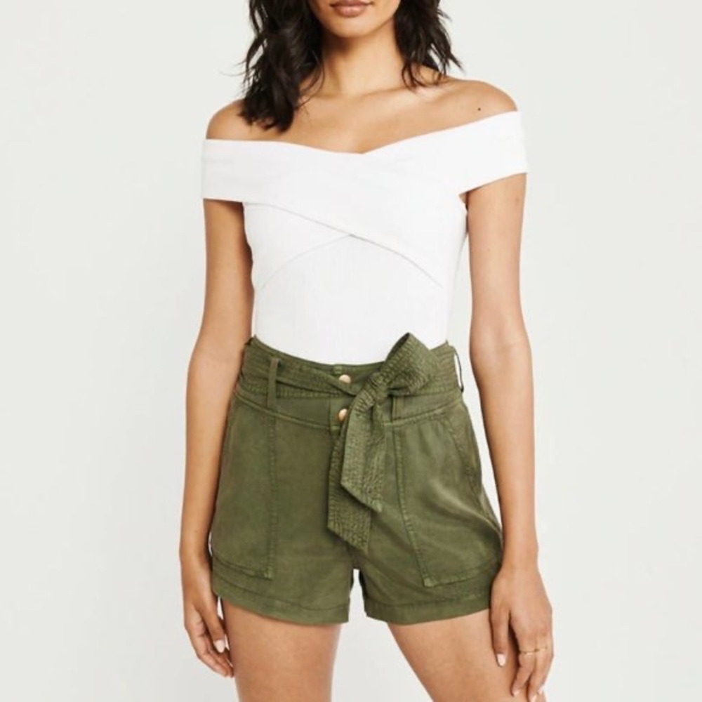 White off shoulder body suit